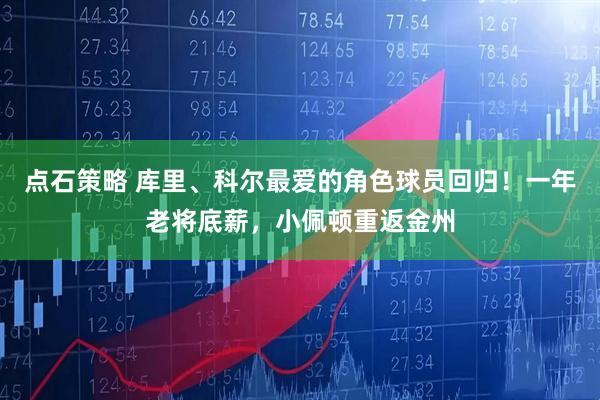 点石策略 库里、科尔最爱的角色球员回归！一年老将底薪，小佩顿重返金州